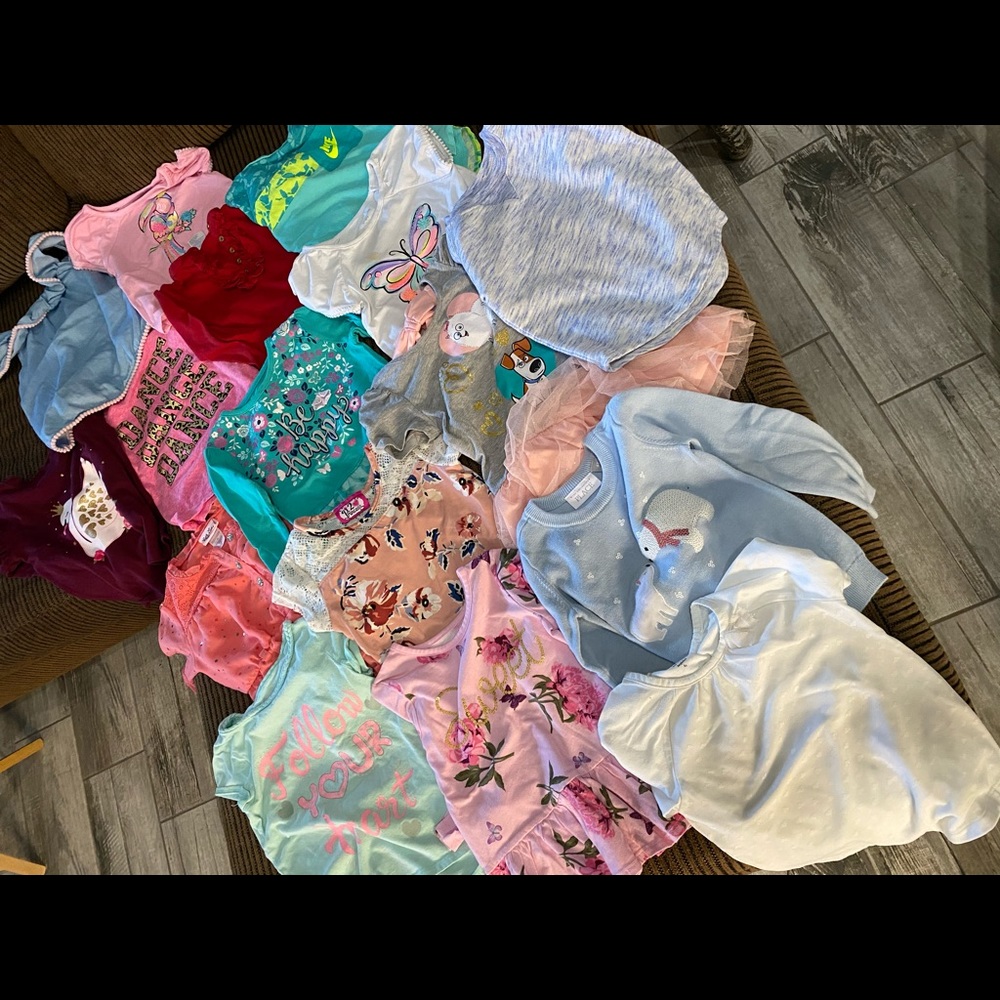 Bundle Size 4T little girls tops